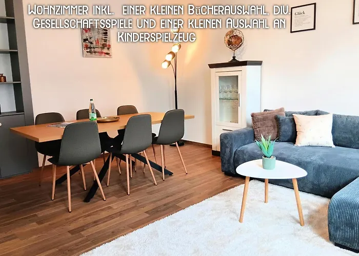 Ferienwohnung Gemuetliche Auszeit - Wallbox, Nur 50M Zum Hauptbahnhof, Ruhig, Parterre, Zentral, Hunde Willkommen, Kinderausstattung Vorhanden